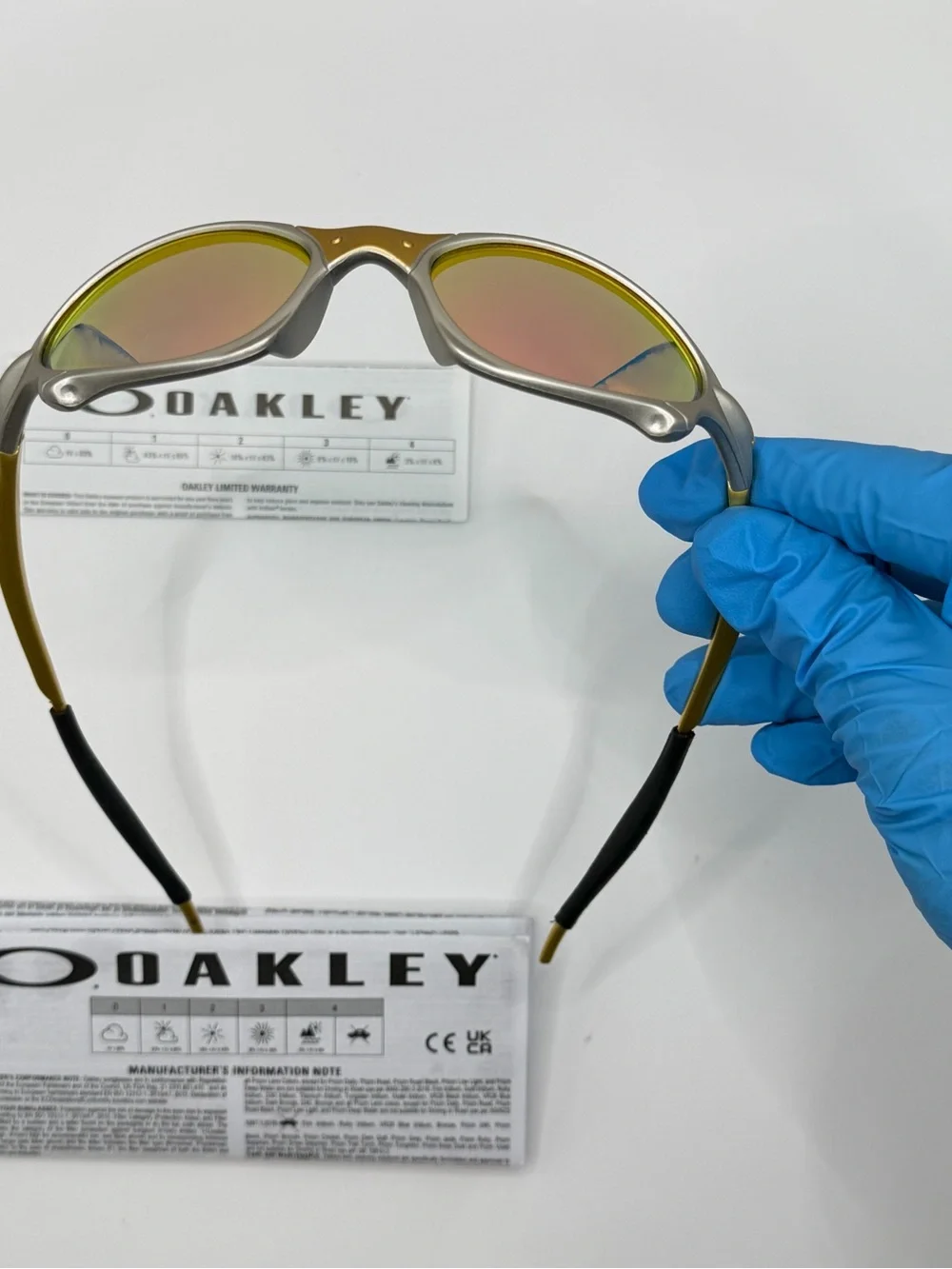 Oakley juliet sunglasses / red ruby iridium lenses (special deal)